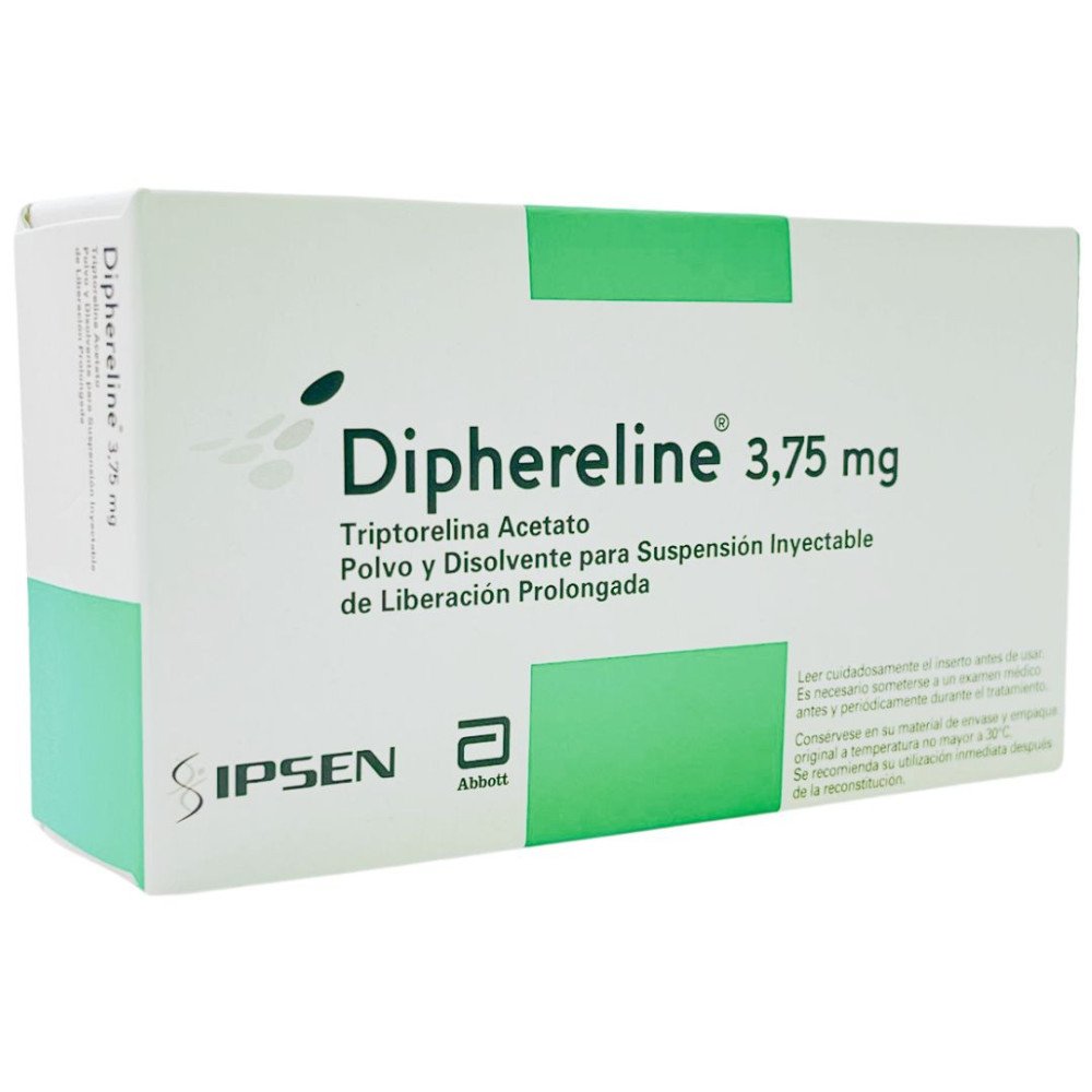 Diphereline 3 75 Mg Triptorelina Acetato Polvo Y Disolvente