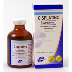 Cisplatino 50mg/50ml Concentración para Solución