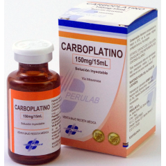 Carboplatino 150 mg/15ml Solución Inyectable