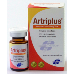 Artriplus, Metotrexato 50mg/2mL, Solución Inyectable