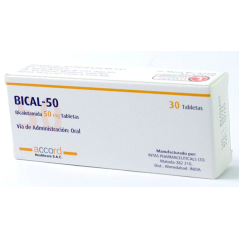 Bical-50, Bicalutamida 50mg Tabletas
