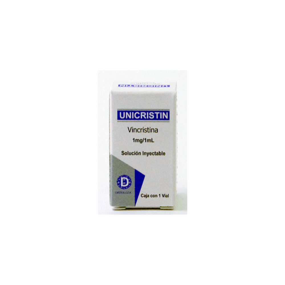 Unicristin, Vincristina 1mg/1mL, Solución Inyectable