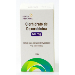 CLORHIDRATO DE DOXORUBICINA 50mg Polvo para Solución Inyectable