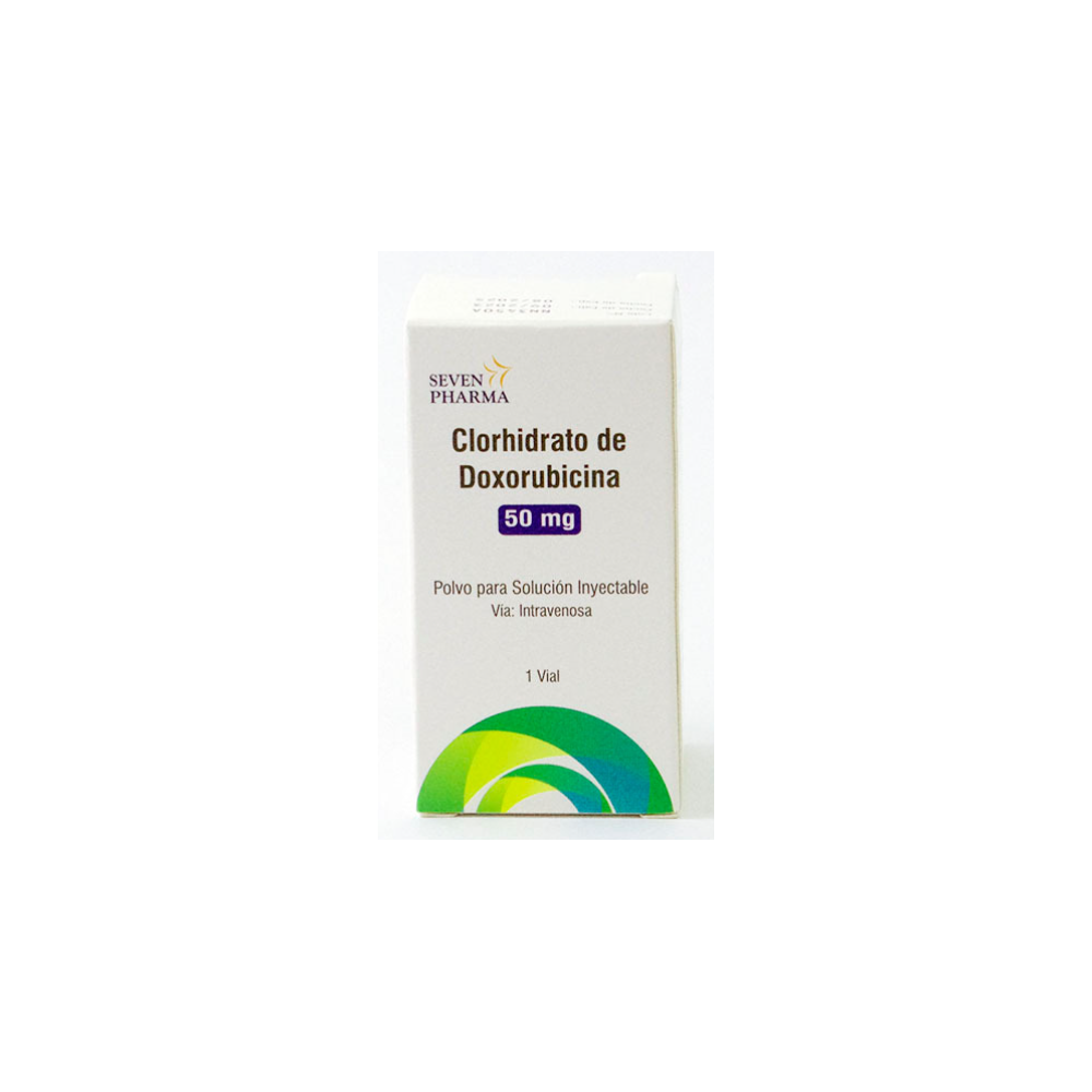 CLORHIDRATO DE DOXORUBICINA 50mg Polvo para Solución Inyectable