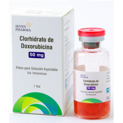 CLORHIDRATO DE DOXORUBICINA 50mg Polvo para Solución Inyectable