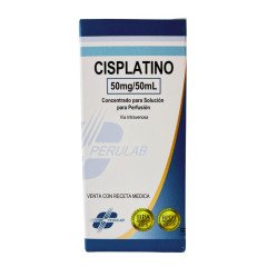 Cisplatino 50mg/50ml Concentración para Solución