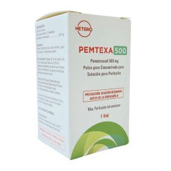 PEMTEXA 500 Pemetrexed 500 mg Polvo para Concentrado para solución par