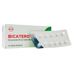 BICATERO 50 Bicalutamida 50mg Tableta Recubierta