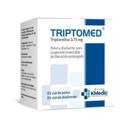 TRIPTOMED Triptorelina 3.75 mg Polvo disolvente para suspensión inyect