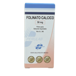 FOLINATO CALCICO 50 mg Polvo para Solución Inyectable