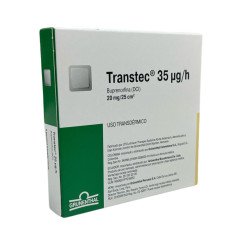 Transtec 35 ug/h Buprenorfina (DCI) 20mg / 25m²