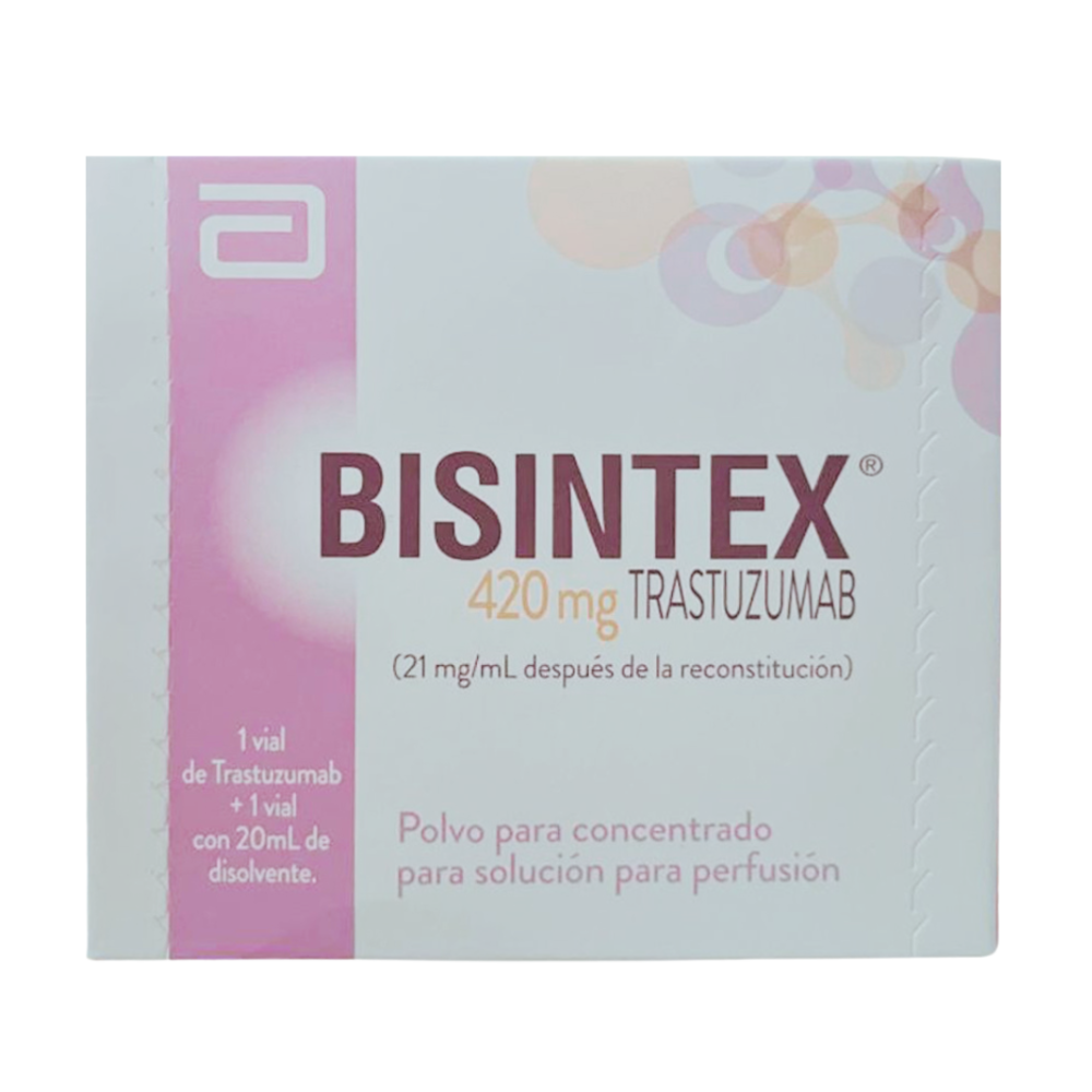 BISINTEX 420 mg TRASTUZUMAB (21mg/mL después de la reconstitución) Pol BISINTEX 420 mg TRASTUZUMAB (21mg/mL después de la reconstitución) Pol