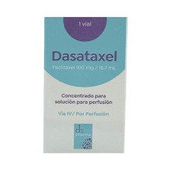 Dasataxel  Paclitaxel 100mg / 16.7mL Concentrado para solución para pe
