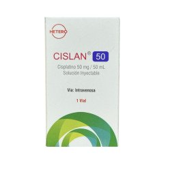 Cislan 50  Cisplatino 50mg/50mL Solución inyectable