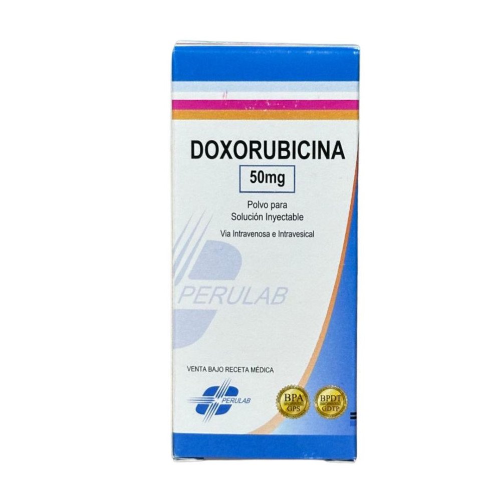 DOXORUBICINA 50mg Polvo para solución inyectable DOXORUBICINA 50mg Polvo para solución inyectable