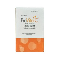 ProVita C Ácido Ascórbico 25g/50ml Solución Inyectable