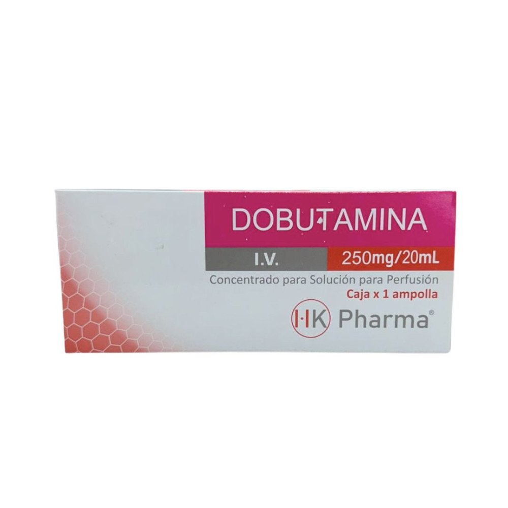 DOBUTAMINA 250 mg / 20mL Concentrado para Solución para Perfusión