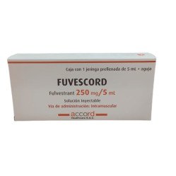FUVESCORD Fulvestrant 250 mg/5 mL Solución Inyectable