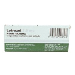 Letrozol 2,5mg Comprimidos recubiertos con película