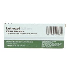 Letrozol 2,5mg Comprimidos recubiertos con película
