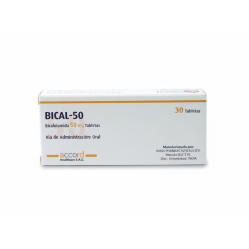 Bical-50, Bicalutamida 50mg Tabletas