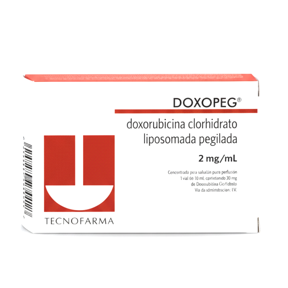 DOXOPEG doxorubicina clorhidrato liposomada pegilada 2mg/mL