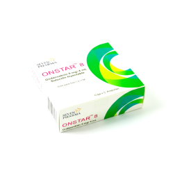 ONSTAR 8, Ondansetron 8 mg/4 ml Solución Inyectable.