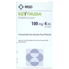 KEYTRUDA, PEMBROLIZUMAB  100 mg/4mL (25mg/mL)