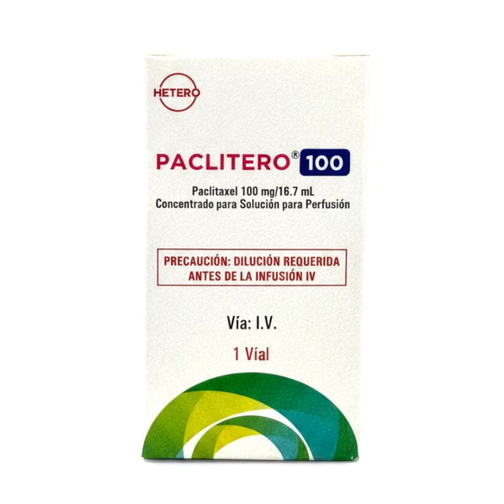 PACLITERO 100 Paclitaxel 100 mg/16.7 mL Concentrado para Solución para