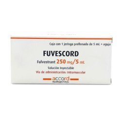 FUVESCORD Fulvestrant 250 mg/5 mL Solución Inyectable