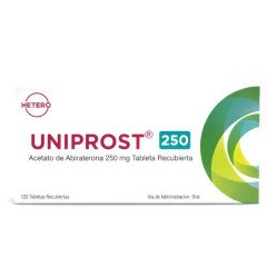 UNIPROST 250  ACETATO DE ABIRATERONA 250mg Tableta Recubierta