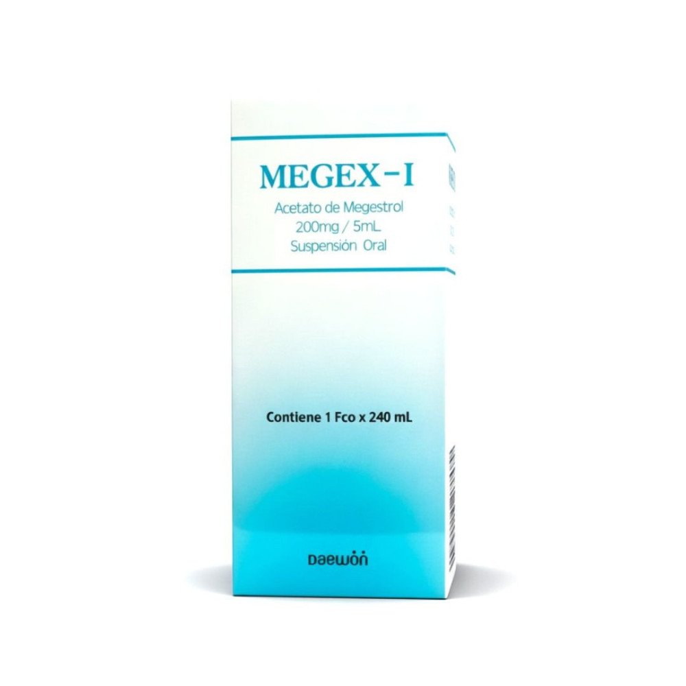 MEGEX-I 200 mg/5 mL Acetato de Megestrol 200mg/5mL Suspensión Oral