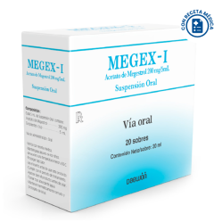 MEGEX-I SUSPENSION ORAL 200 MG/5ML.