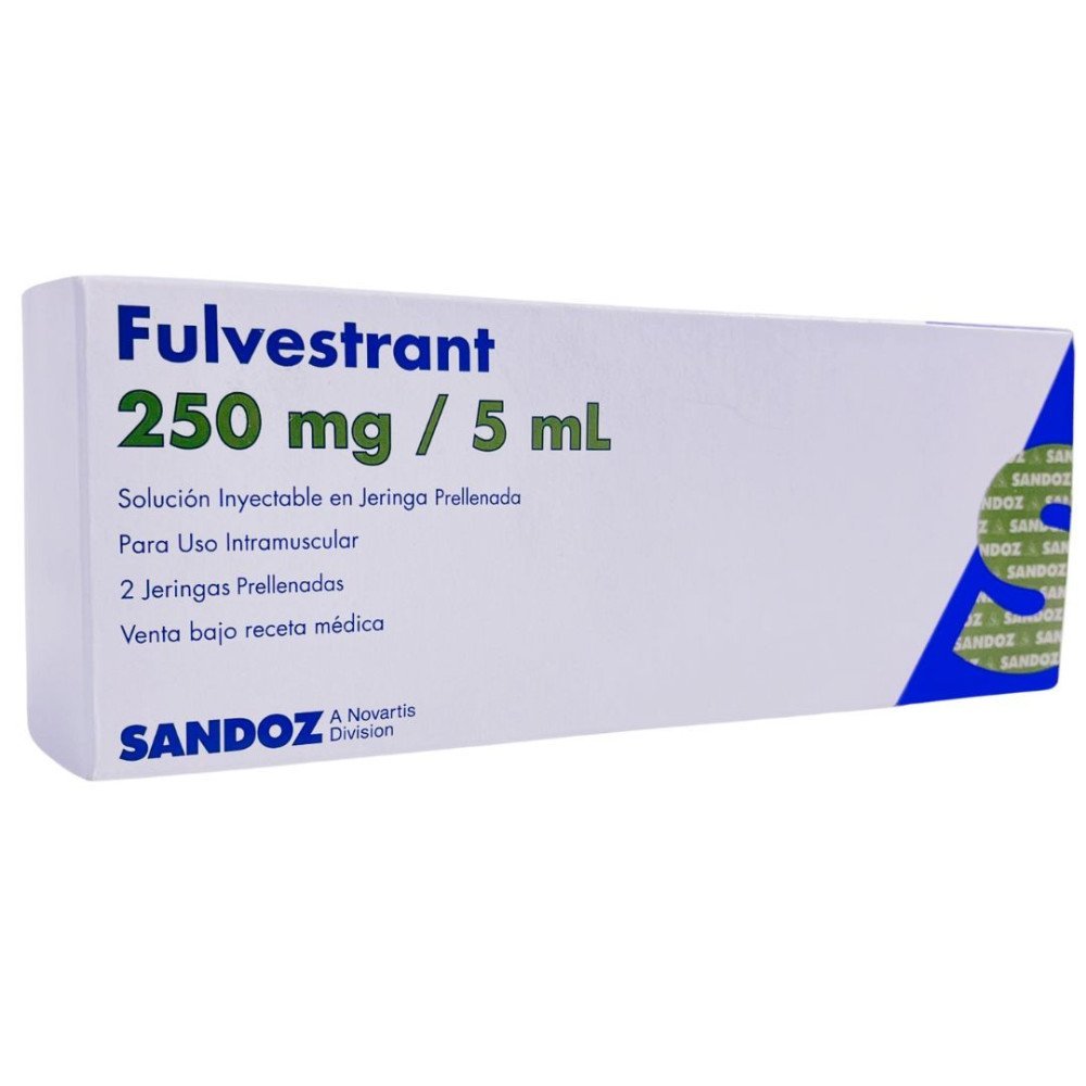 Fulvestrant 250 mg/5mL Solución inyectable en Jeringa Prellenada Para uso intramuscular