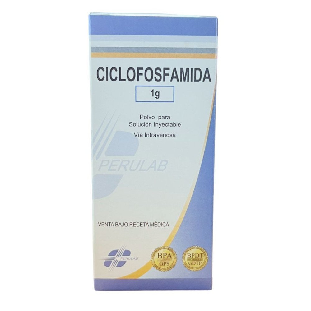 CICLOFOSFAMIDA 1g Polvo para Solución Inyectable Vía Intravenosa