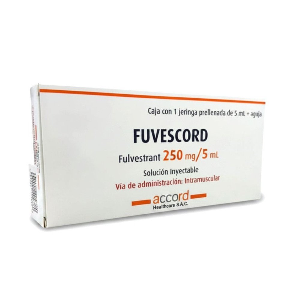 FUVESCORD Fulvestrant 250 mg/5 mL Solución Inyectable