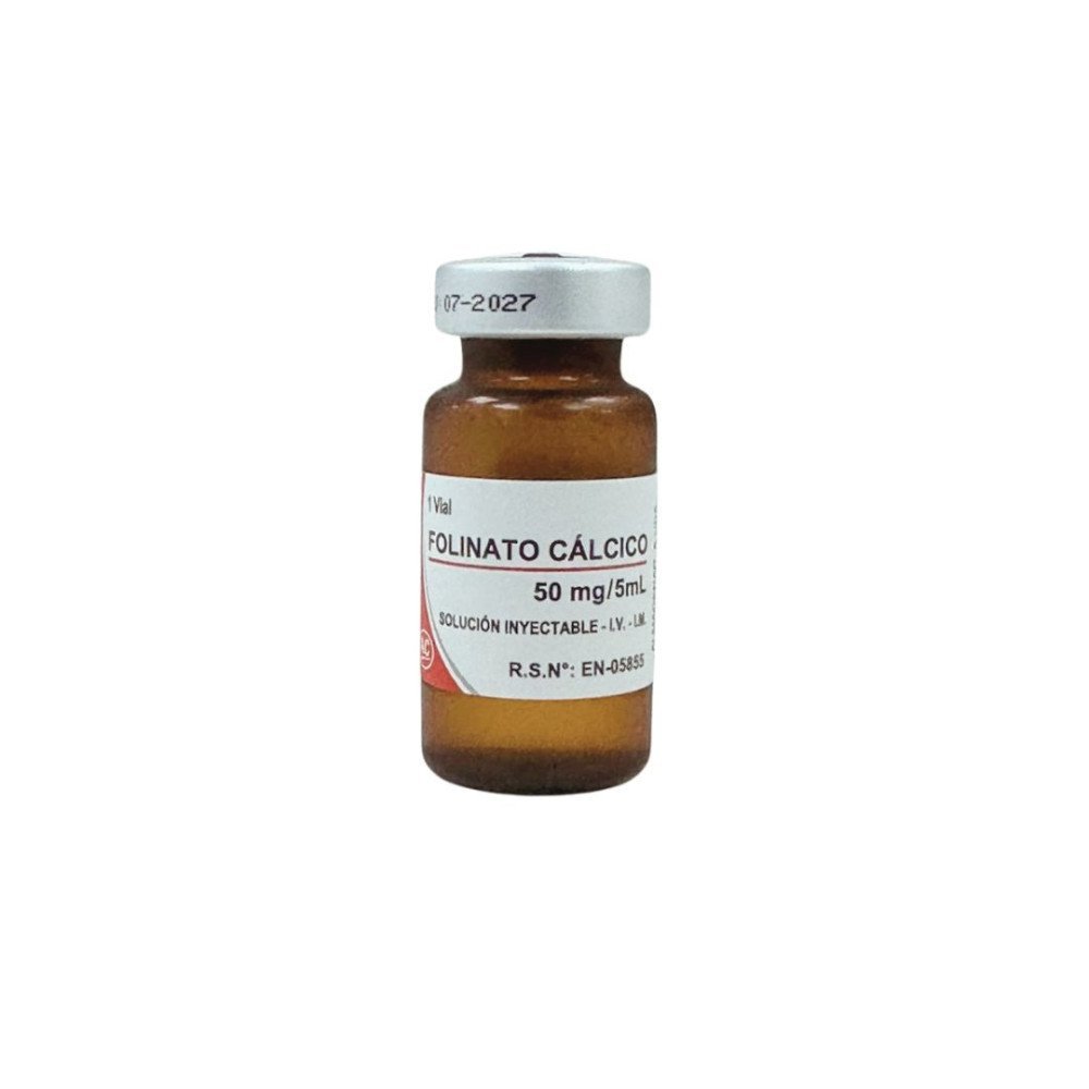 FOLINATO CÁLCICO 50 mg / 5mL Solución Inyectable