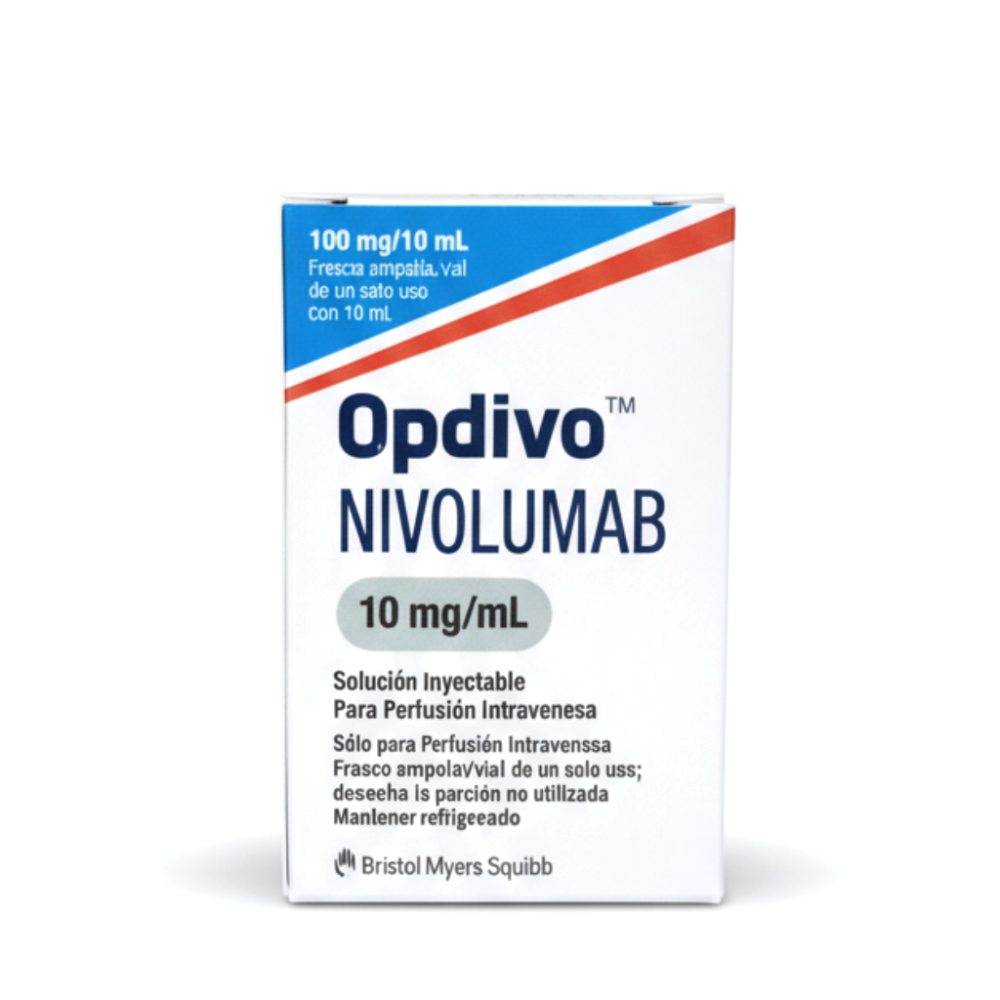 Opdivo Nivolumab 100mg/10mL de un solo uso con 10mL Solución Inyectable Para perfusión intravenosa