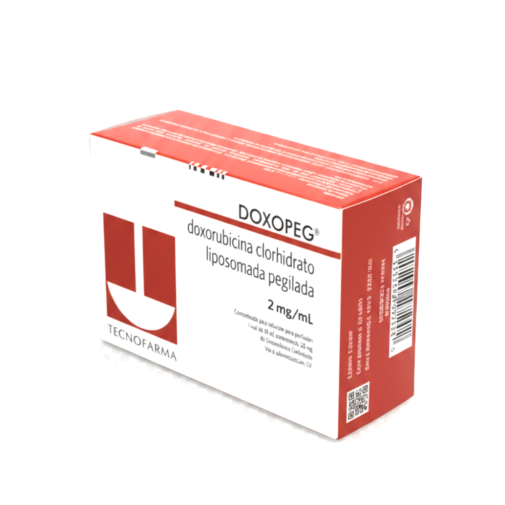 DOXOPEG doxorubicina clorhidrato liposomada pegilada 2mg/mL