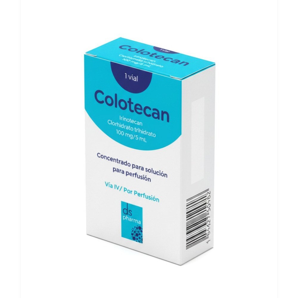 Colotecan irinotecan Clorhidrato trihidrato 100 mg/5mL Concentrado para solución para perfusión