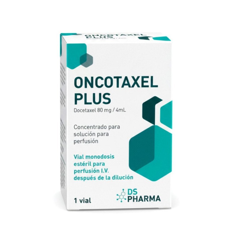 ONCOTAXEL PLUS Docetaxel 80 mg / 4 mL Concentrado para solución para perfusión