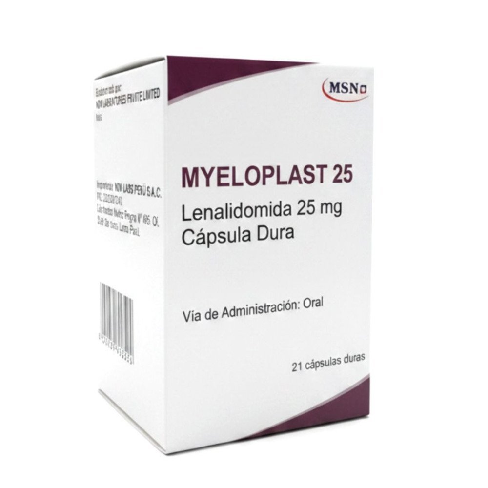 MYELOPLAST 25 Lenalidomida 25 mg Cápsula Dura