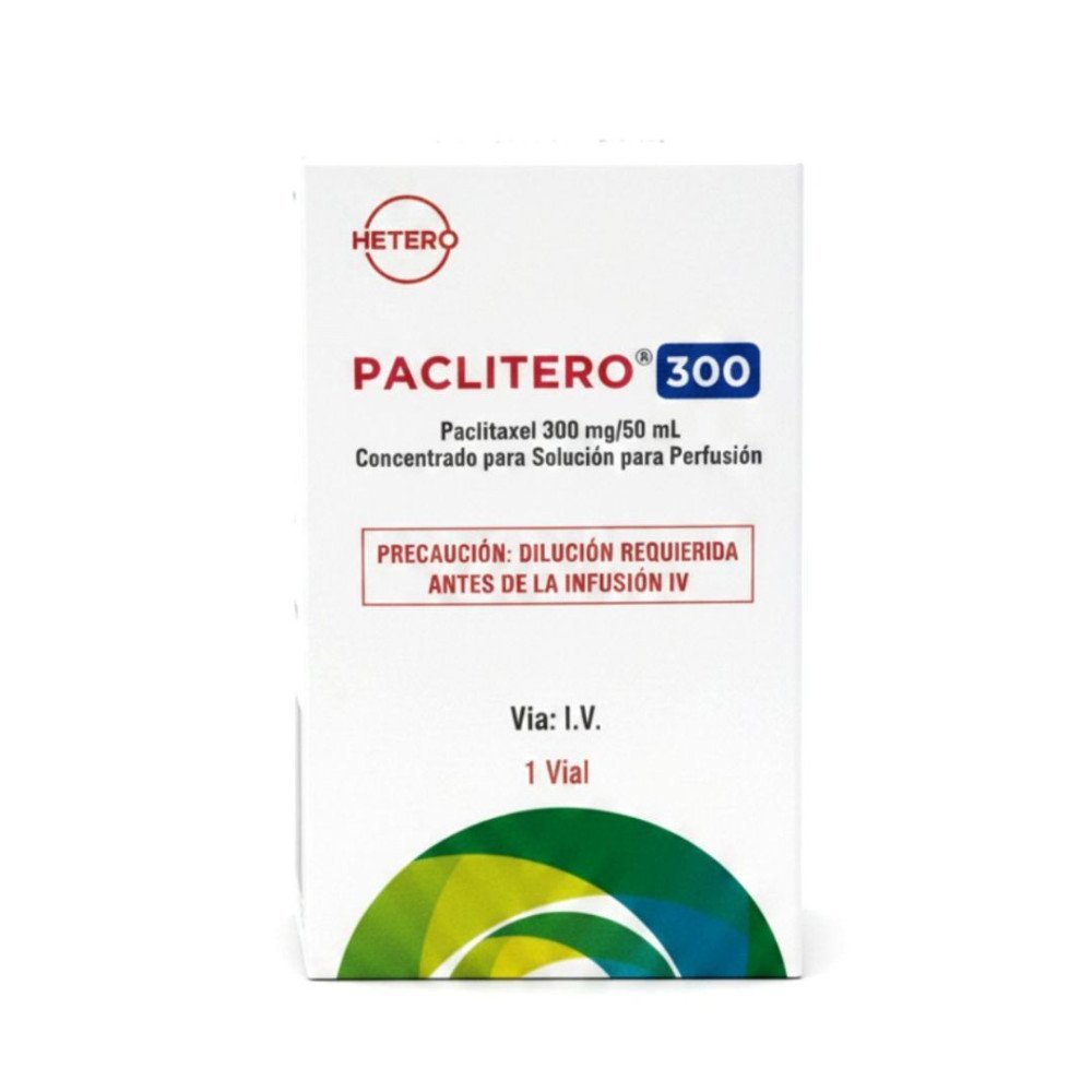 PACLITERO 300 Paclitaxel 300mg/50 mL Concentrado para Solución para Perfusión