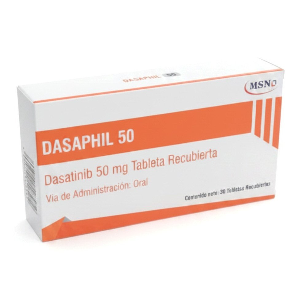 DASAPHIL 50 Dasatinib 50 mg Tableta Recubierta