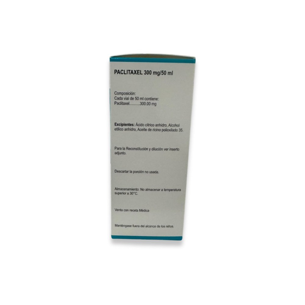 PACLITAXEL 300 mg/50 mL Concentrado para Solución para Perfusión Vía I.V.