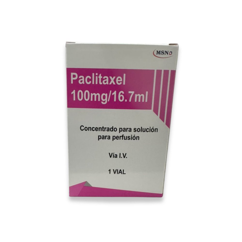 PACLITAXEL 100 mg/16.7 mL Concentrado para Solución para Perfusión Vía I.V.