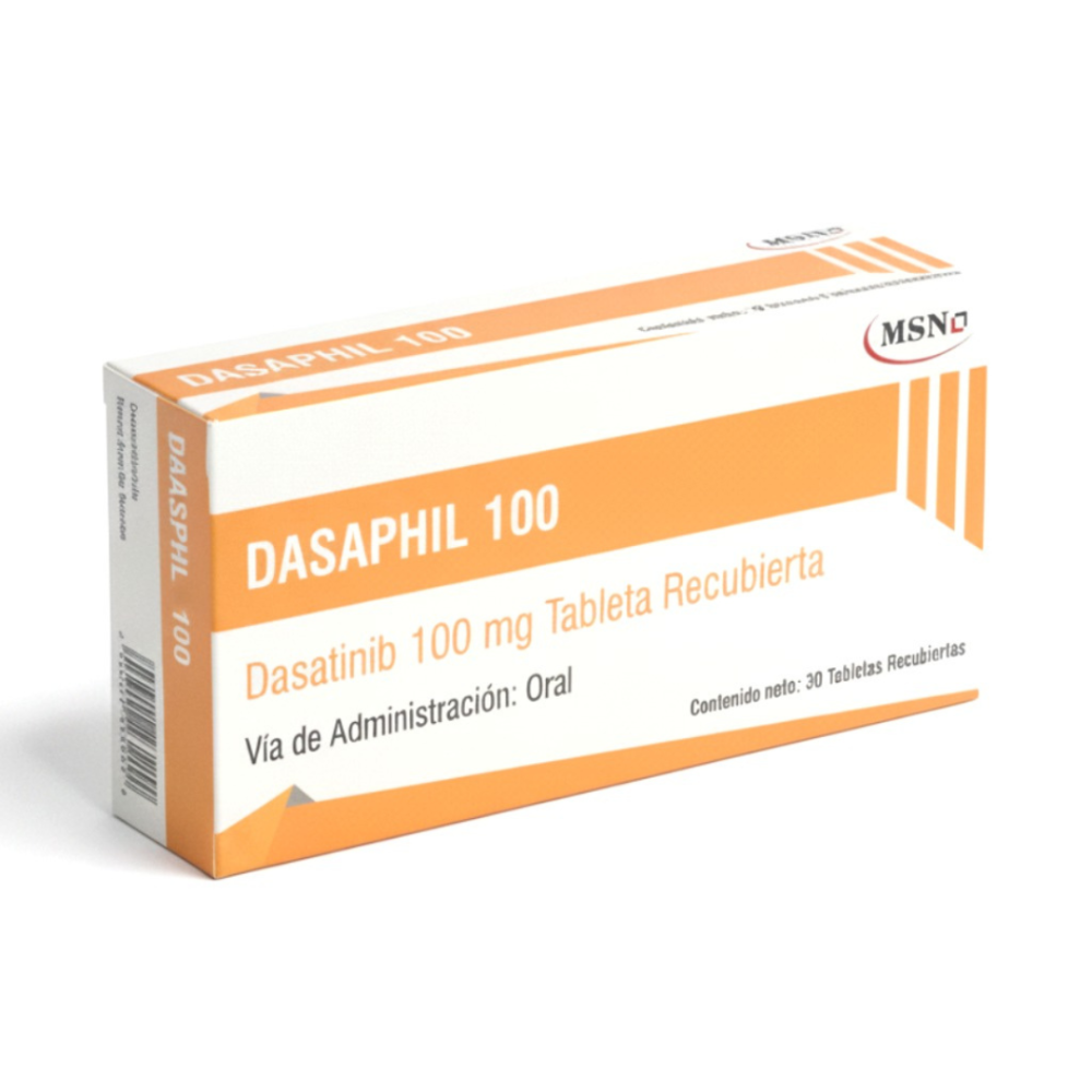 DASAPHIL 100 Dasatinib 100 mg Tableta Recubierta