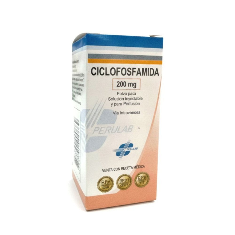 CICLOFOSFAMIDA 200 mg Polvo para Solución Inyectable y para Perfusión