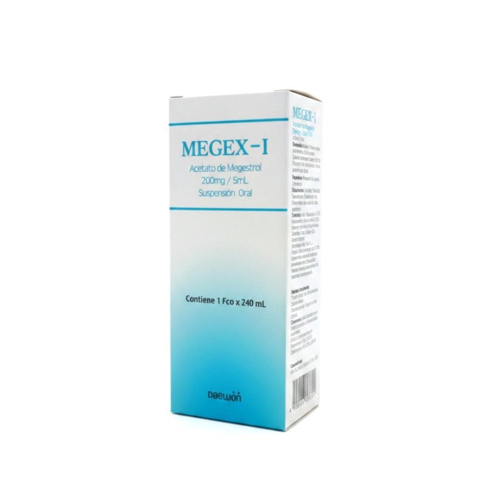 MEGEX-I 200 mg/5 mL ACETATO DE MEGESTROL 200mg/5mL