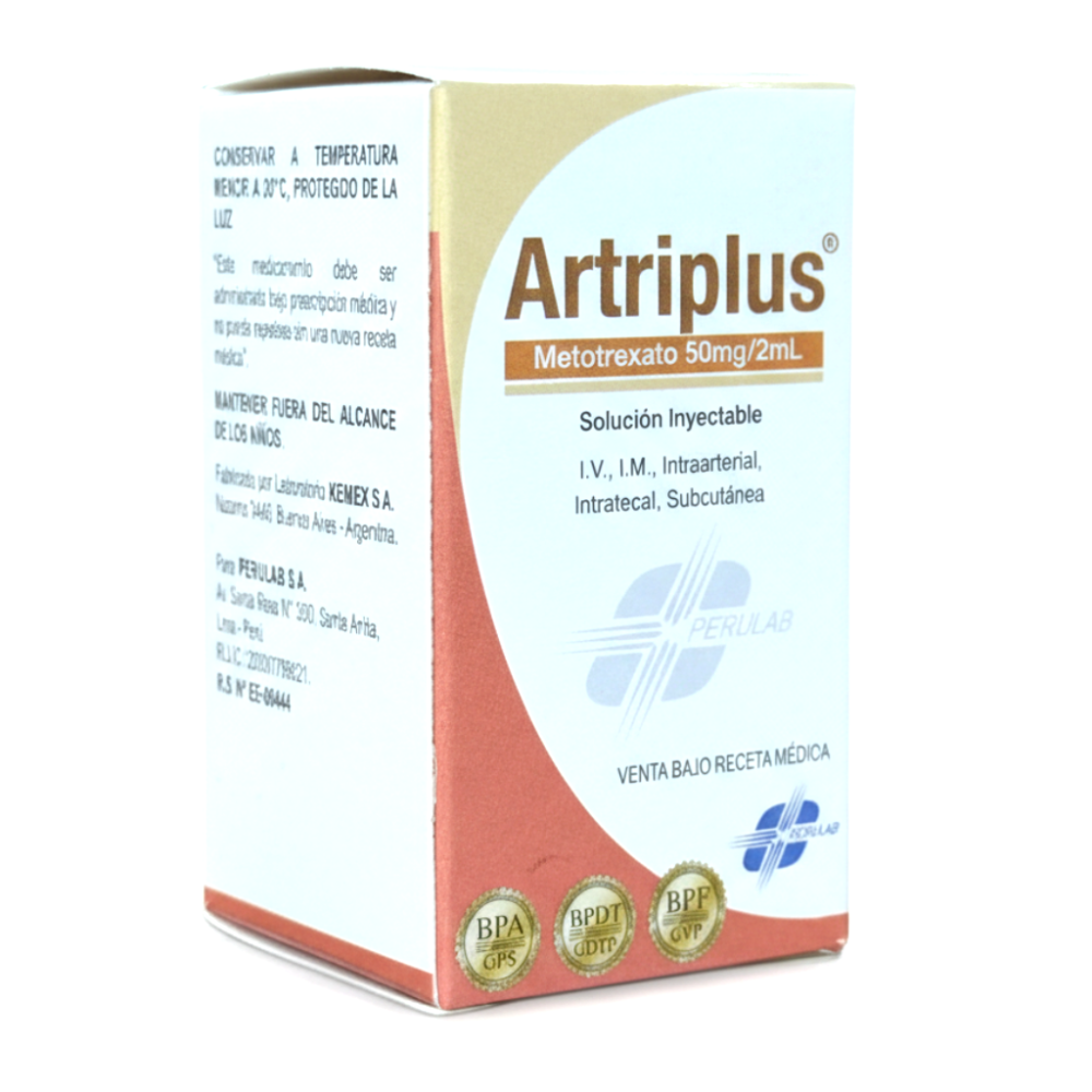 Artriplus, Metotrexato 50mg/2mL, Solución Inyectable